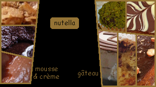 lien recette de mousse et crme et gteau au nutella